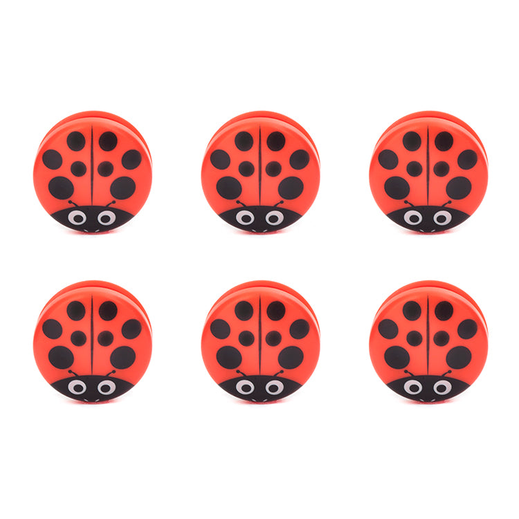 Kikkerland Ladybug Tütenklammern Marienkäfer 6 St