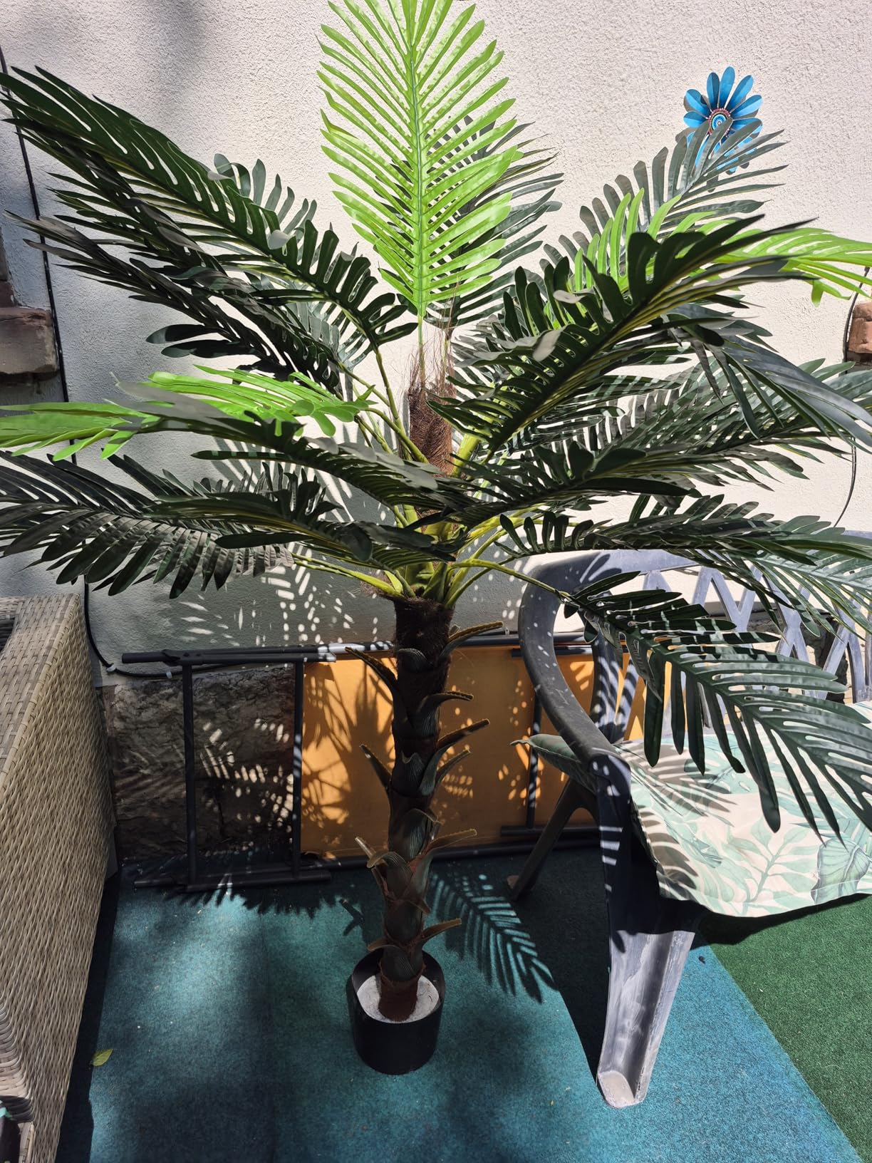 vidaXL Cycas Künstliche Palme 80 cm Grün mit Topf Deko