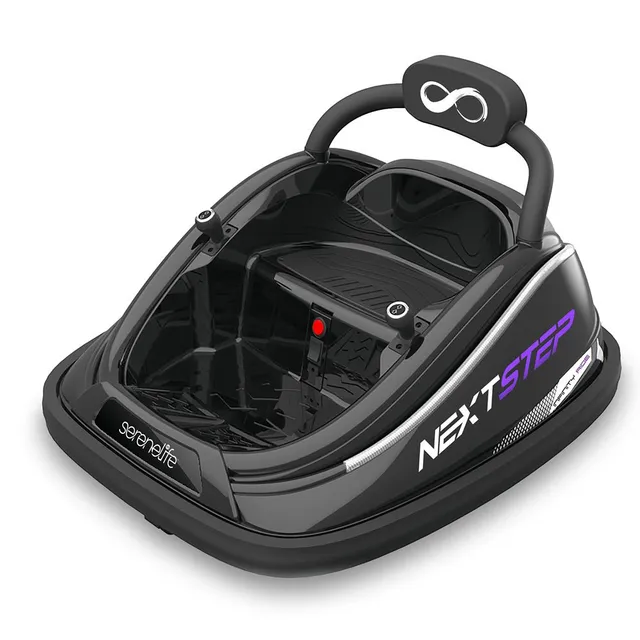 Serenelife Bumper Car Elektroauto Kinder Schwarz 12V