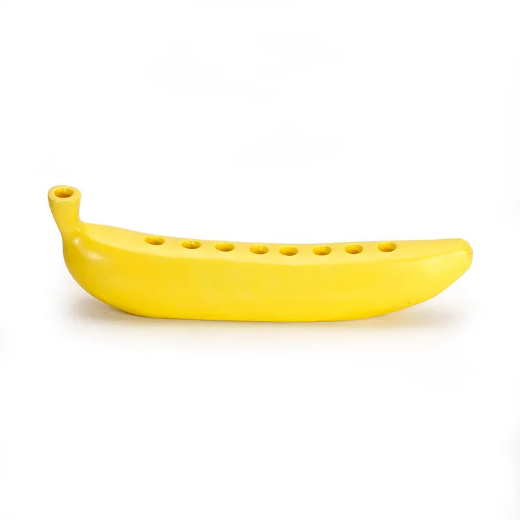 Kikkerland Banorah Menorah Keramik Bananenform