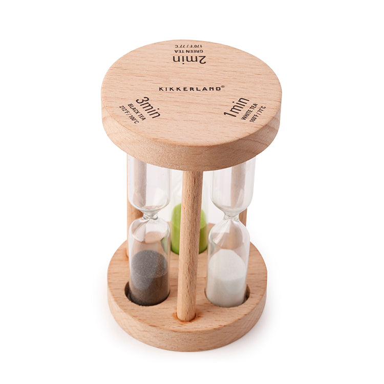 Kikkerland Trio Tea Timer Sanduhr 3-fach