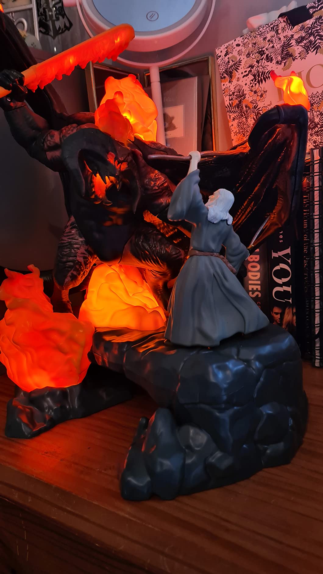Paladone Balrog vs Gandalf Lampe 37 cm Herr der Ringe USB
