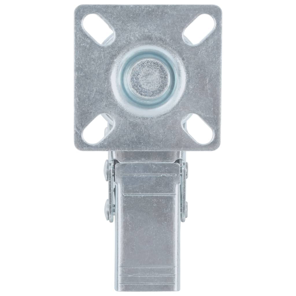 vidaXL Wirtschaft & Industrie Lenkrollen 50 mm 24 Stk. TPR Bremse