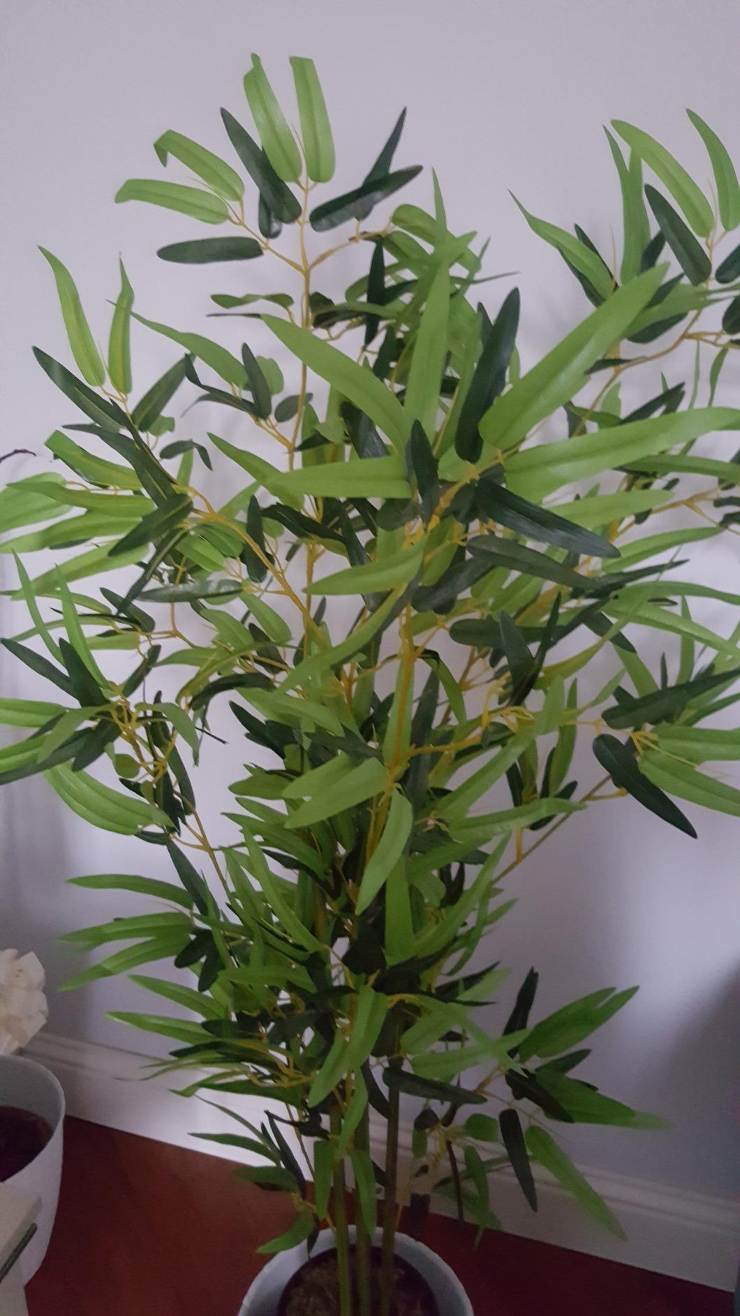 vidaXL Künstliche Bambuspflanze Grün 120 cm mit Topf