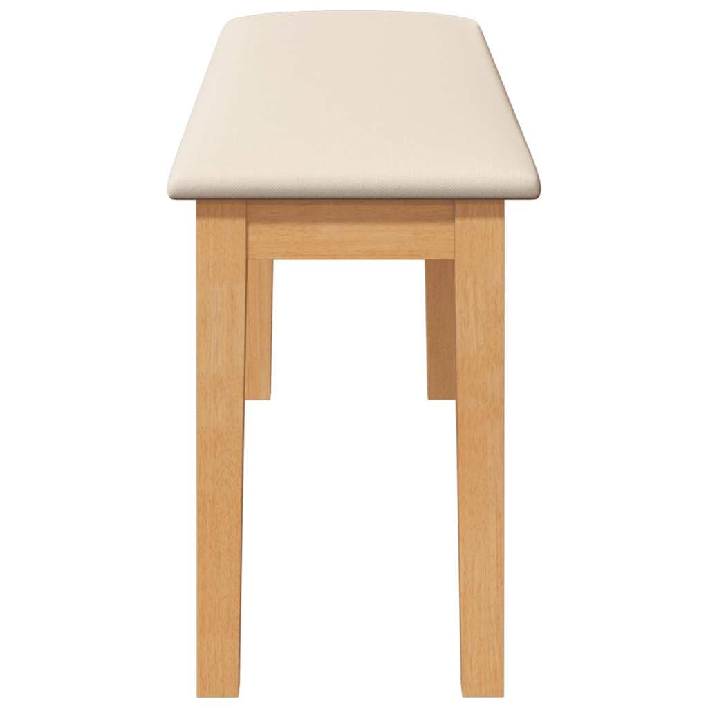 vidaXL Heim & Garten Bank 110 cm Sitzbank Natur/Hell Holz