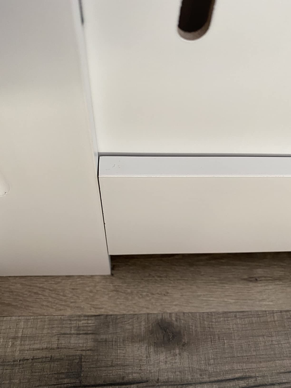 vidaXL Heizkörperverkleidung 112 cm MDF Abdeckung Weiß