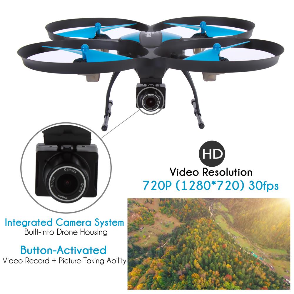 Serenelife Drohne Quadrocopter mit HD-Kamera WiFi FPV
