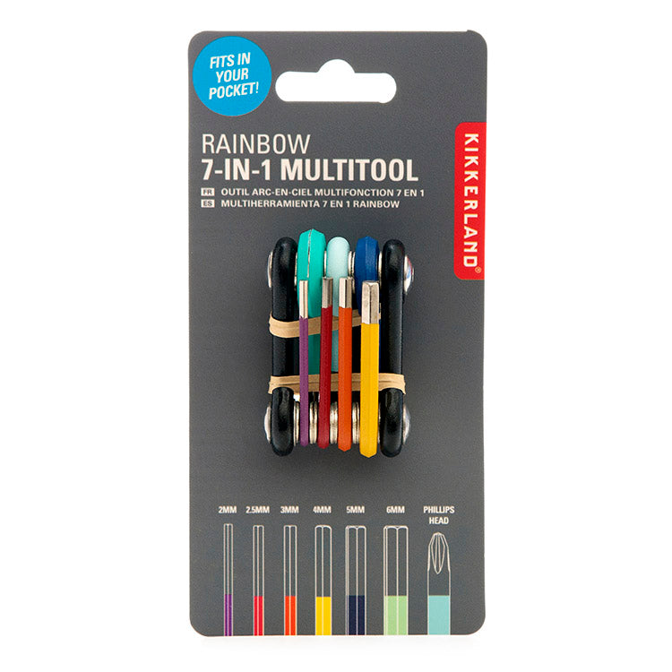 Kikkerland Rainbow 7-in-1 Multitool Fahrrad