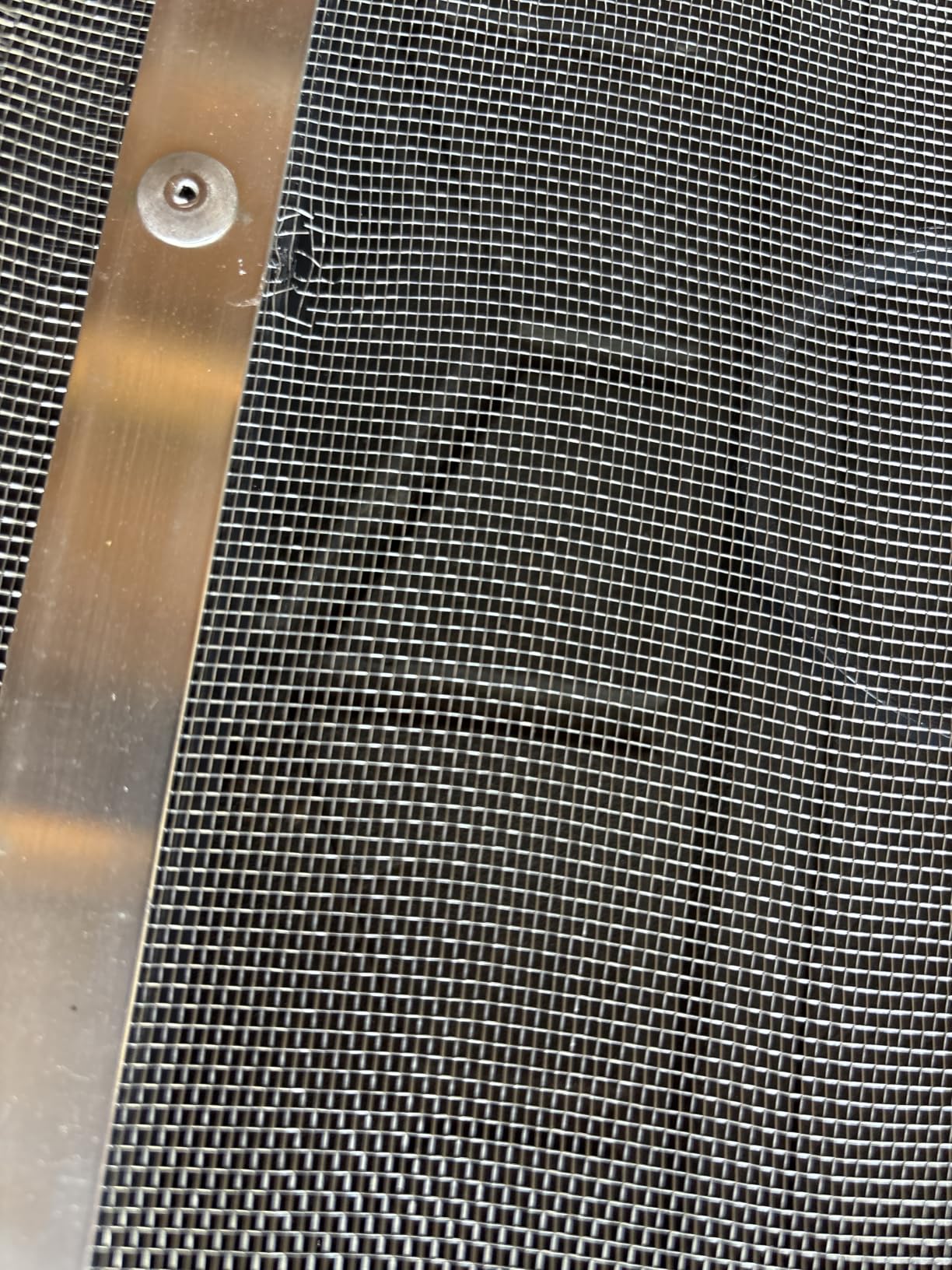 vidaXL Fliegengitter 100x500 cm Aluminium Silber