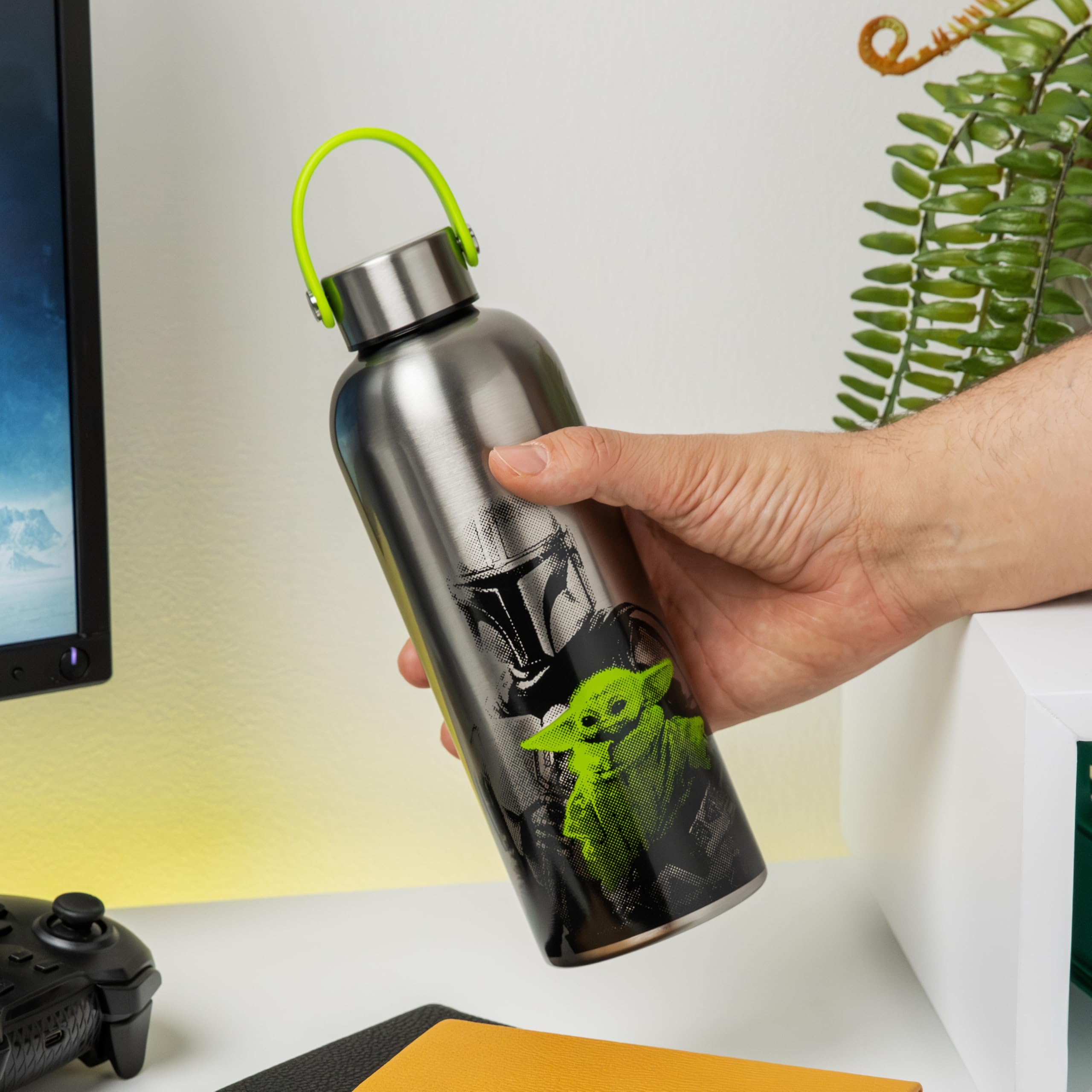 Paladone Star Wars Grogu Trinkflasche Edelstahl 500ml