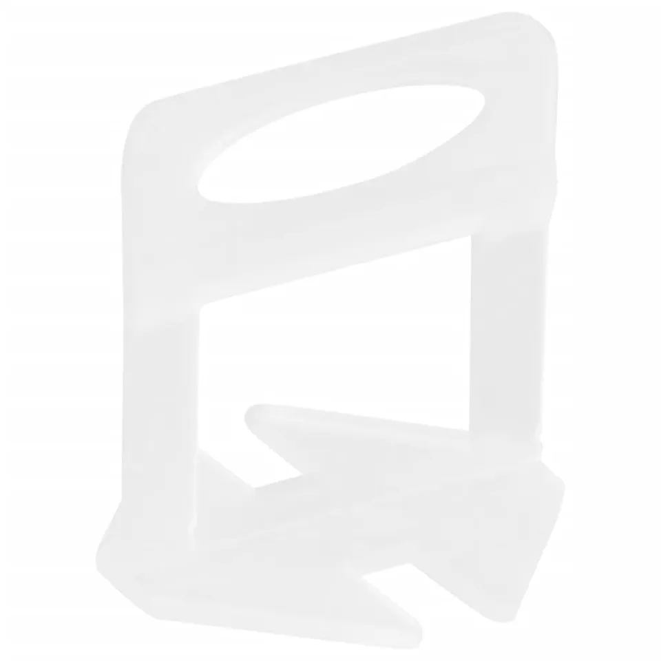 vidaXL Fliesen Nivellierclips 1mm Transparent 250 Stk. PP Verlegehilfe