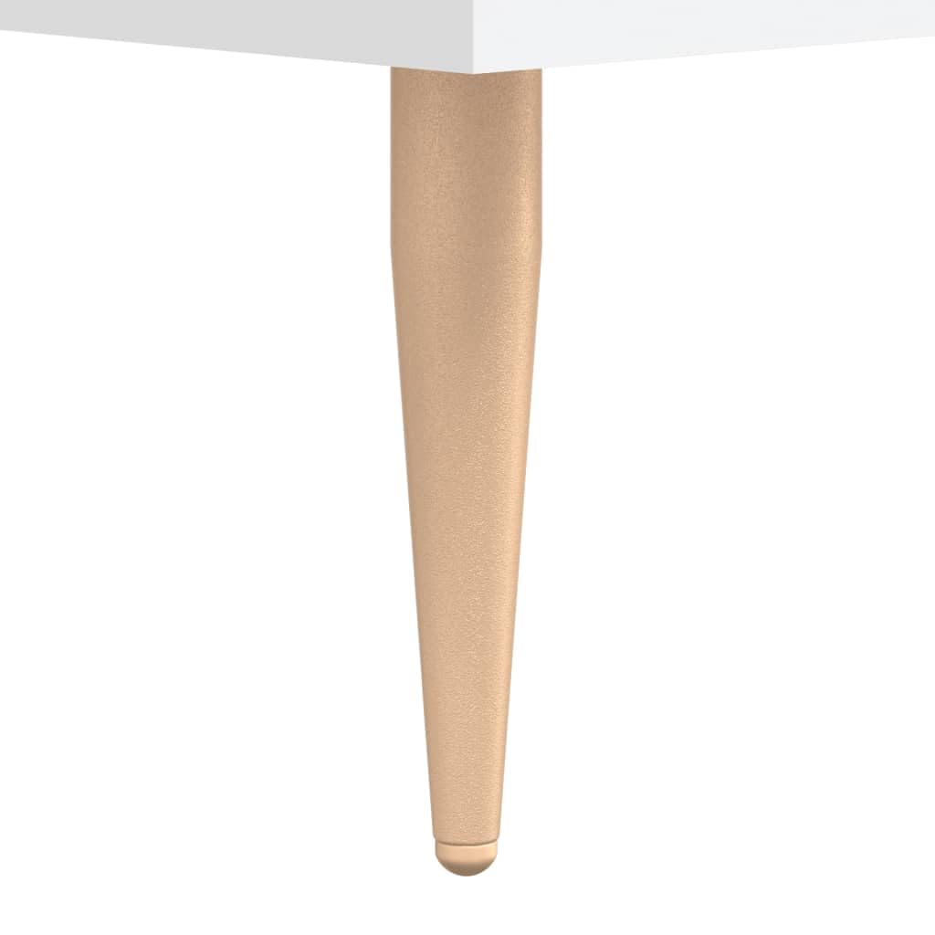 vidaXL Sideboard 69,5x34x90 cm Holz Weiß mit Türen