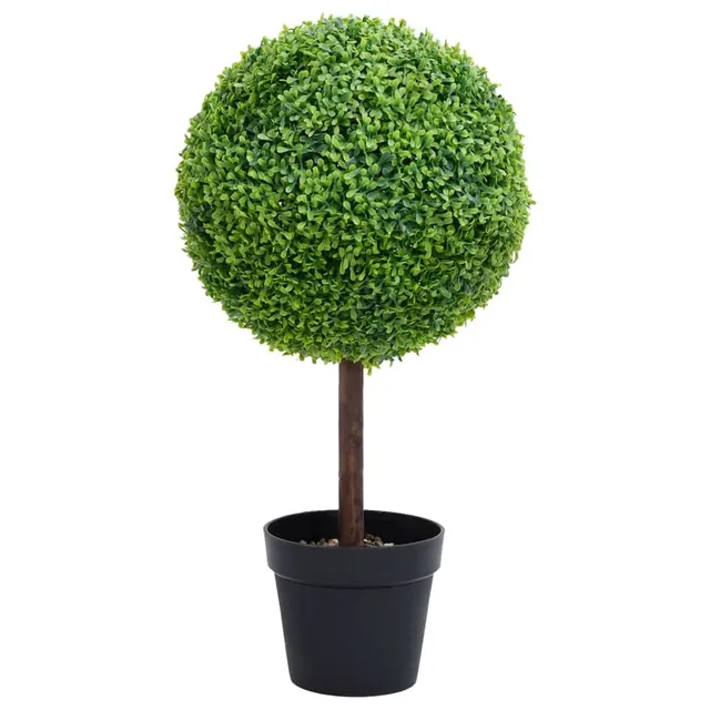 vidaXL Heim & Garten Künstlicher Buchsbaum Kugel 71 cm mit Topf Grün