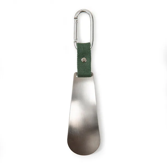 Kikkerland Home Schuhanzieher mit Karabiner Metall
