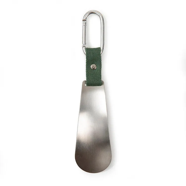 Kikkerland Home Schuhanzieher mit Karabiner Metall