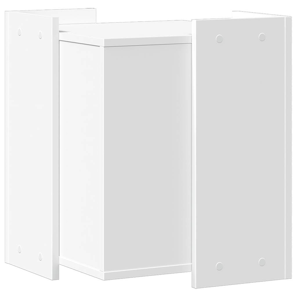 vidaXL Tierbedarf Katzenklo-Schrank Weiß 42x42x51 Holz