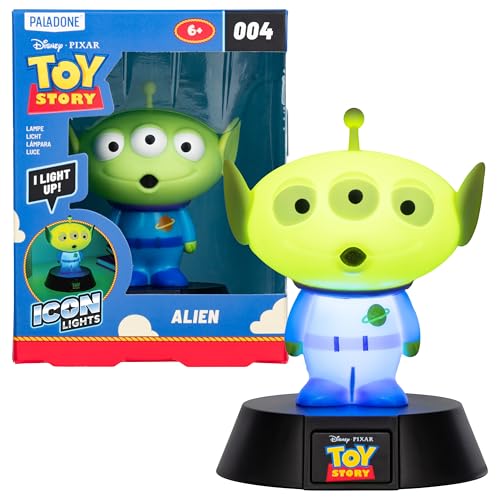 Paladone Toy Story Alien Icon Light Nachtlicht Batterie grün