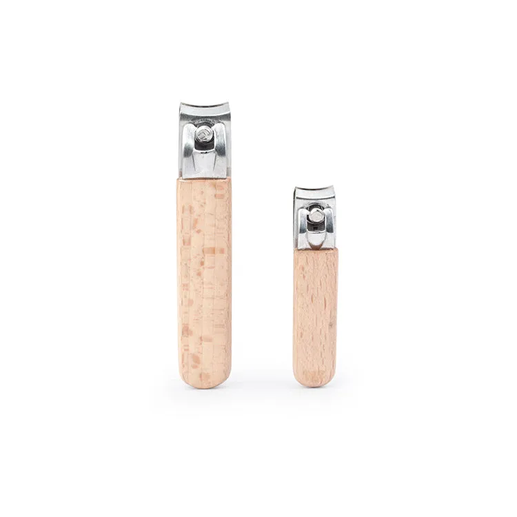 Kikkerland Tools & Wellness Nagelknipser Set Holz 2-teilig