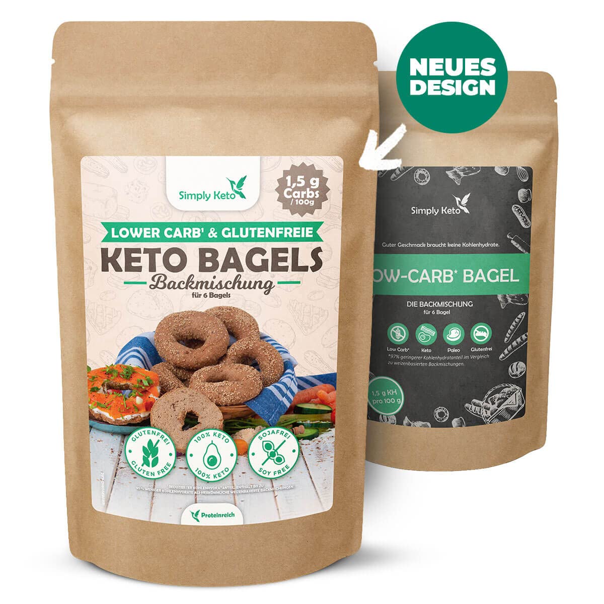 Keto Lower Carb Bagel Backmischung 335g glutenfrei