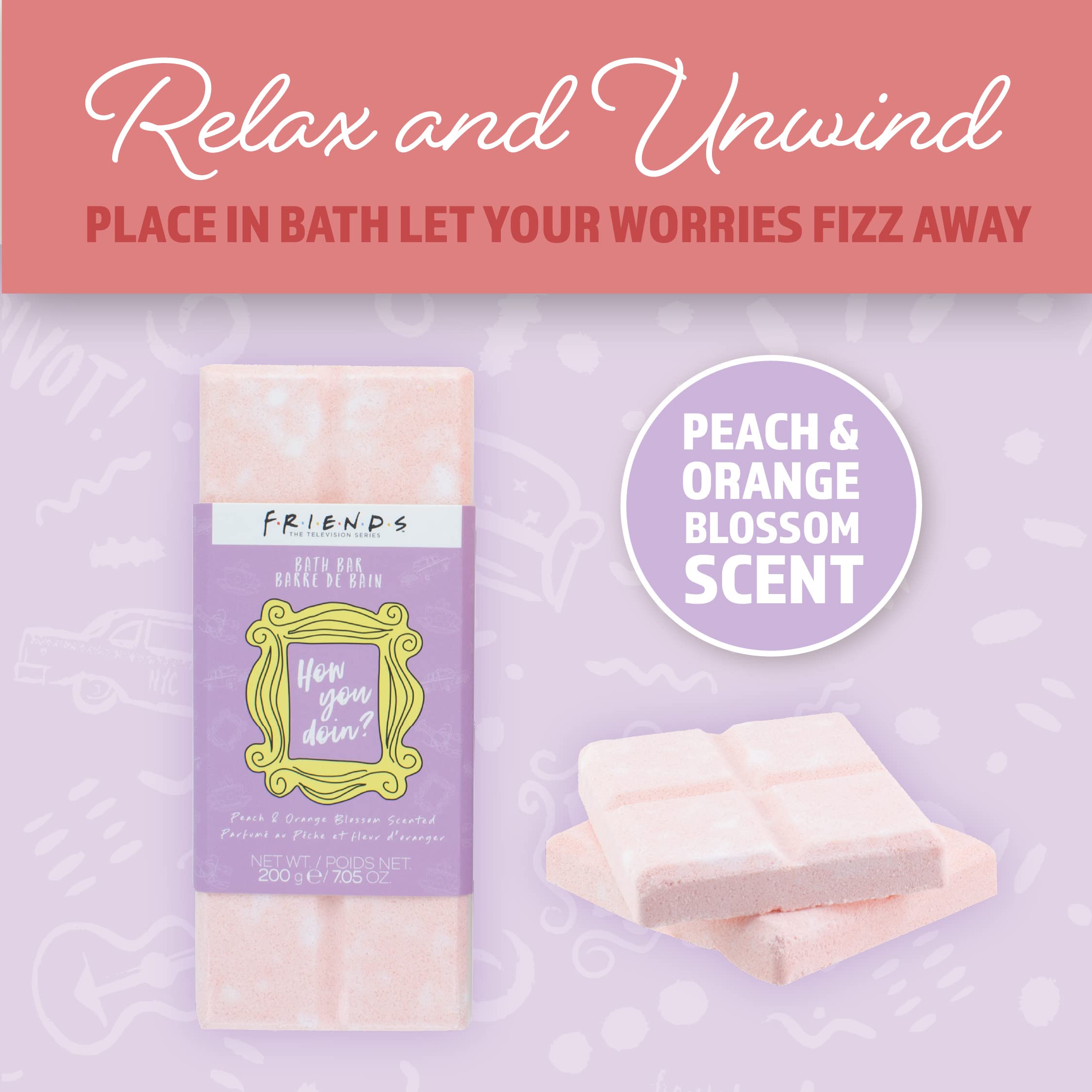 Paladone Friends Bath and Body Geschenkset blaugrün