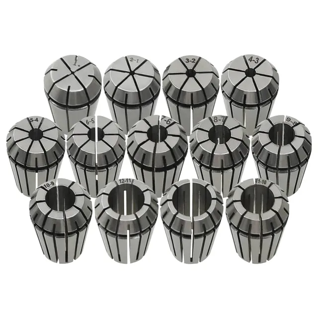 vidaXL Spannzangen Set ER20 13-tlg. 1-13mm Stahl CNC