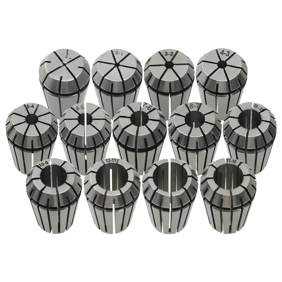 vidaXL Spannzangen Set ER20 13-tlg. 1-13mm Stahl CNC