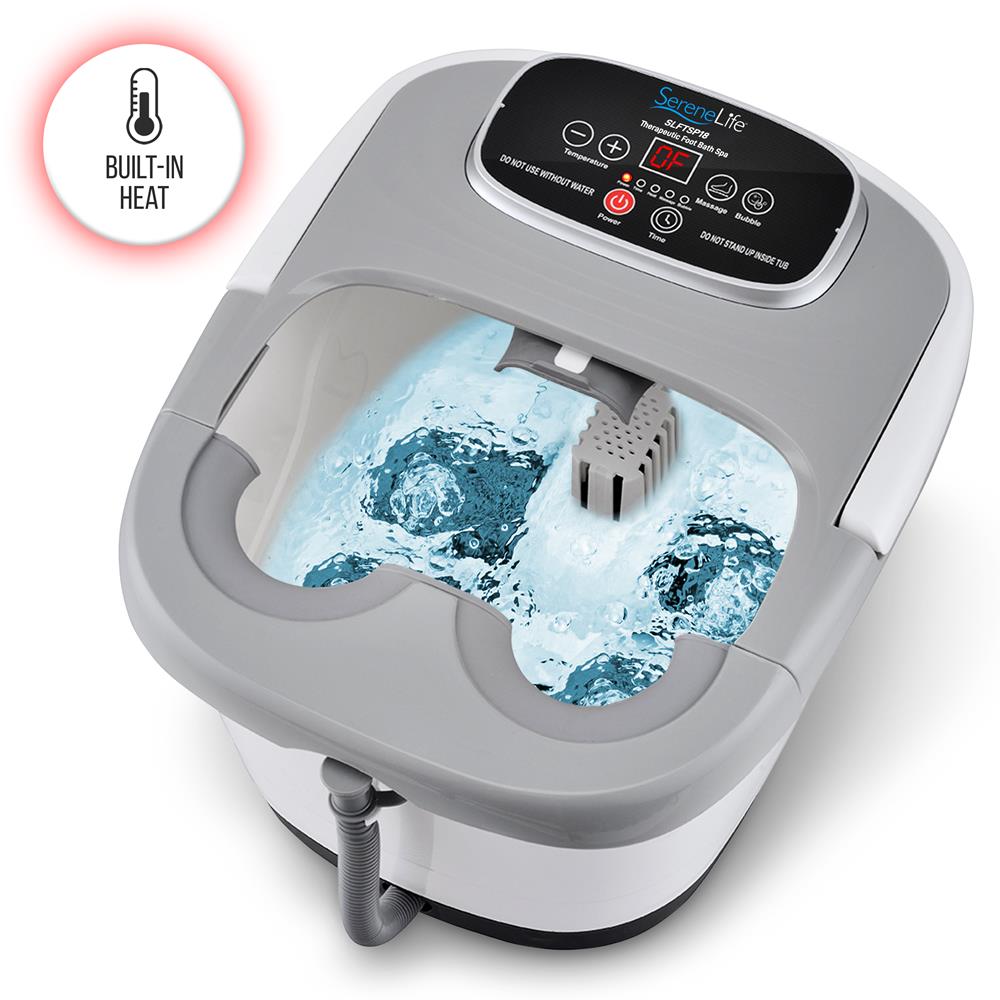 Serenelife Fußbad Fußmassager mit Heizung 500W