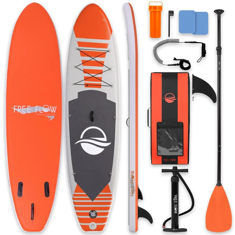Serenelife SUP Board aufblasbar Blau 10.5ft Komplettset