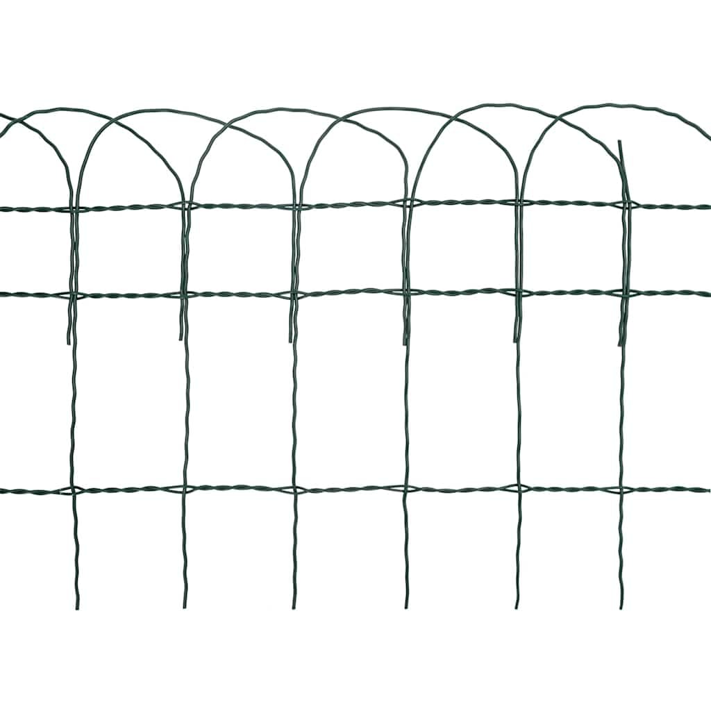 vidaXL Heim & Garten Beetzaun Eisen 10x0,4m schwarz