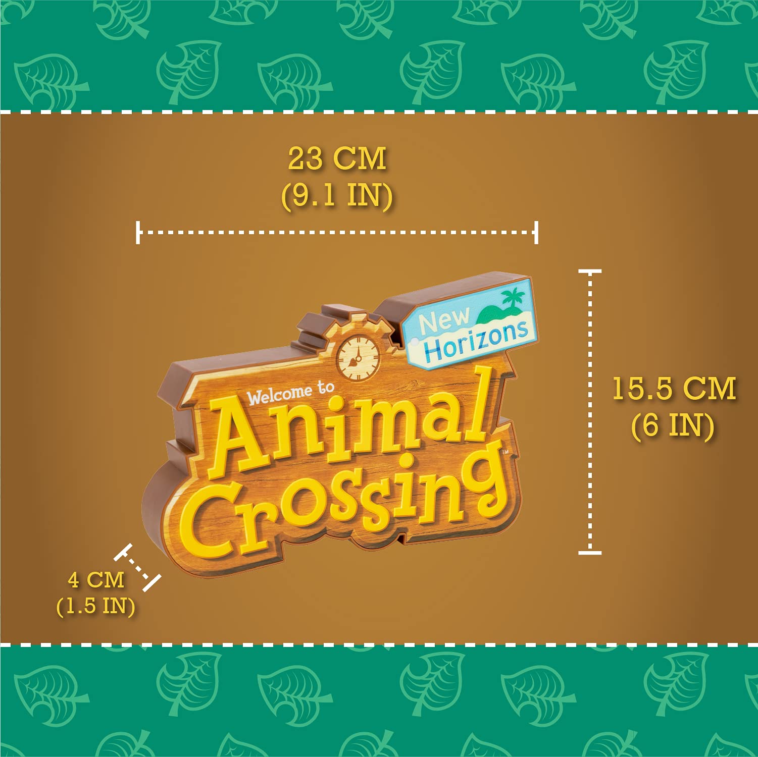 Paladone Animal Crossing Logo Light Lampe 2 Modi