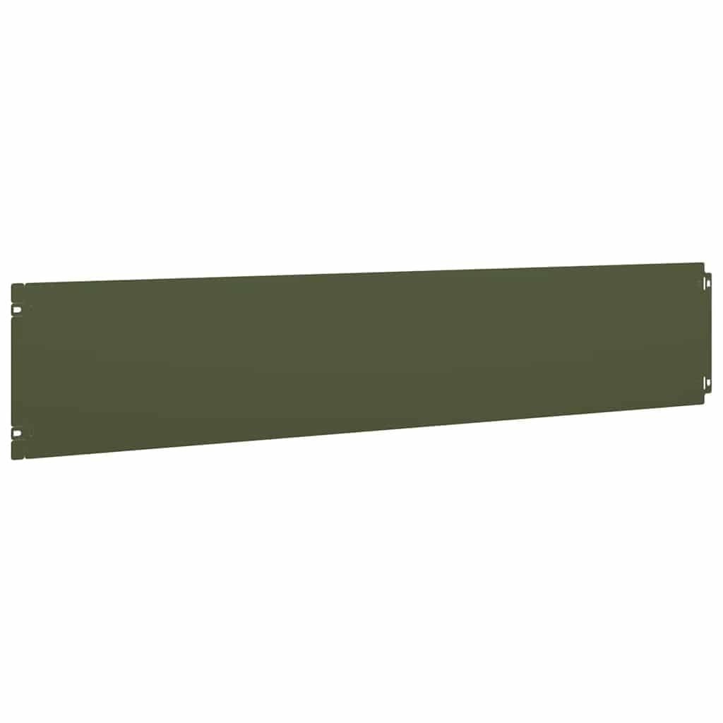 vidaXL Heim & Garten Rasenkanten 20x103 cm Olivgrün 10 Stück
