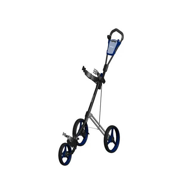 Serenelife Golf Trolley 3 Räder klappbar Stahl mit Bremse