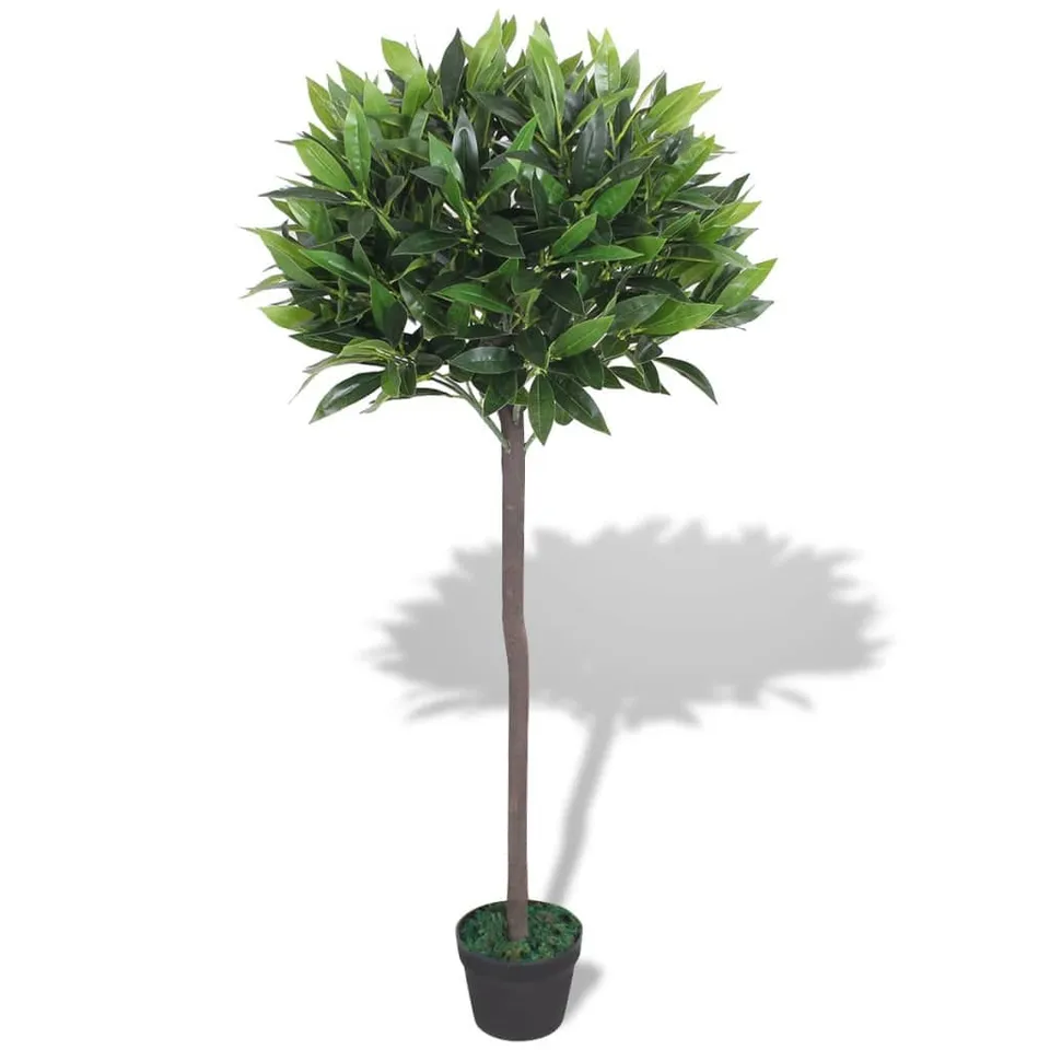 vidaXL Künstlicher Lorbeerbaum 125 cm Grün mit Topf