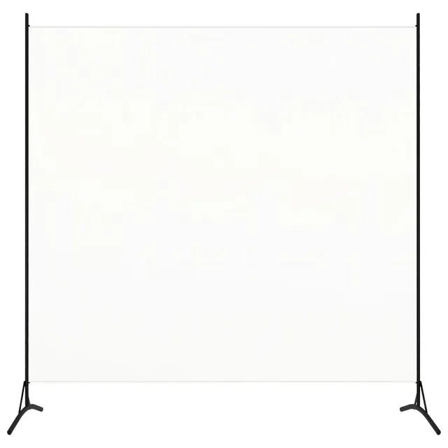 vidaXL Heim & Garten Raumteiler 175x180 cm cream Stoff