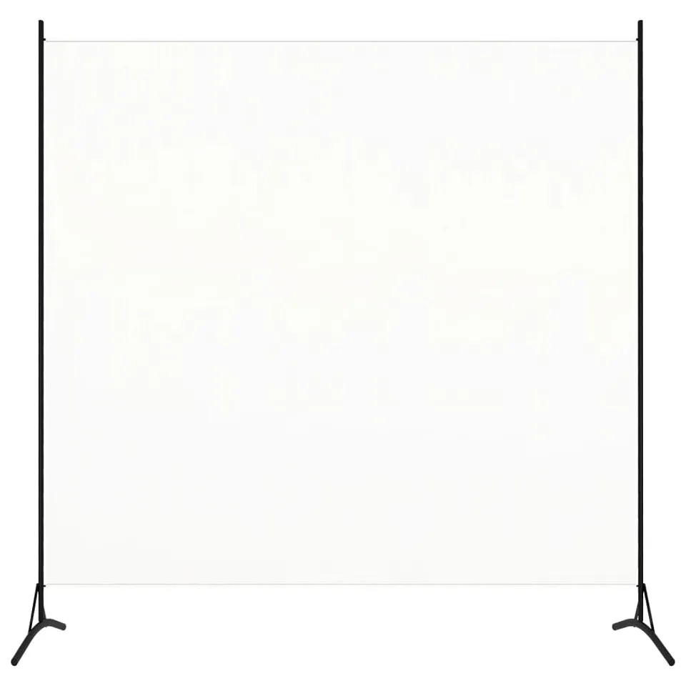 vidaXL Heim & Garten Raumteiler 175x180 cm cream Stoff