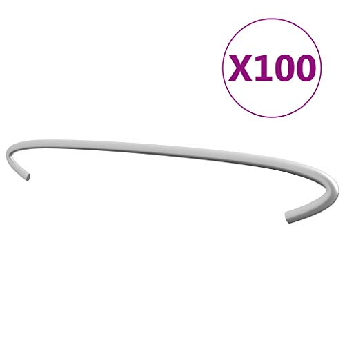 vidaXL Heim & Garten Gabionen Distanzhalter 30 cm 100 Stk verzinkt