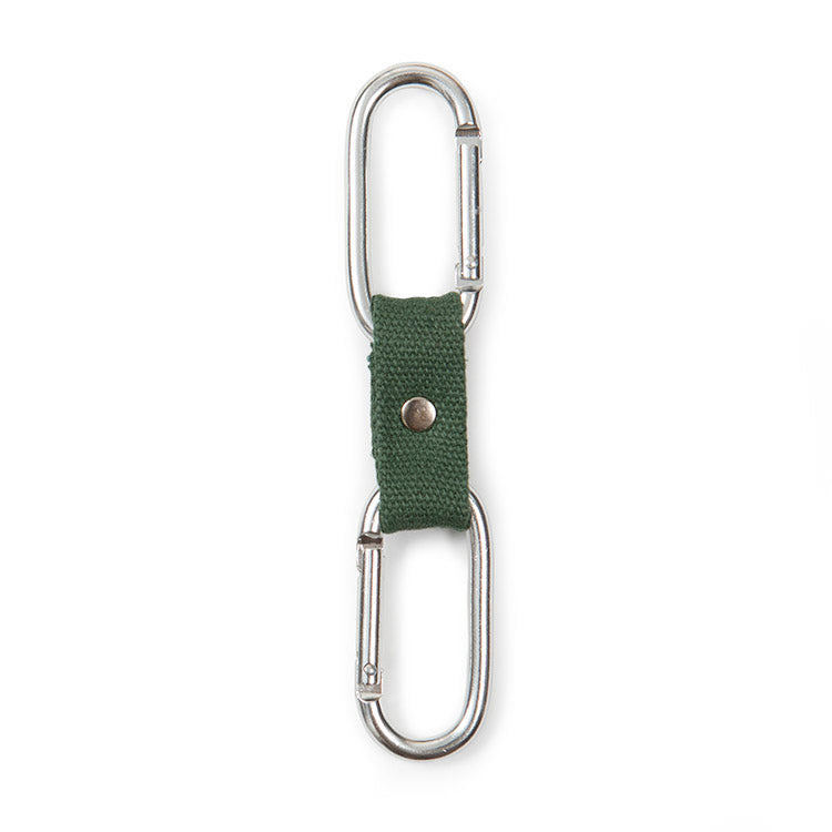 Kikkerland Home Dual-Clip Buddy Karabiner Doppel-Clip Metall