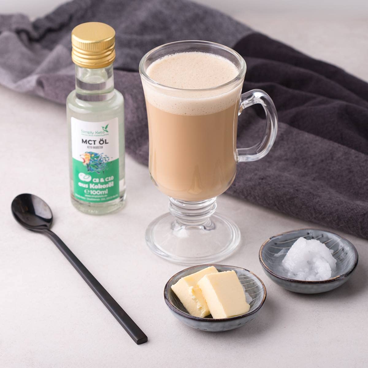 Simply Keto MCT Öl 100ml aus Kokosöl C8 C10 vegan