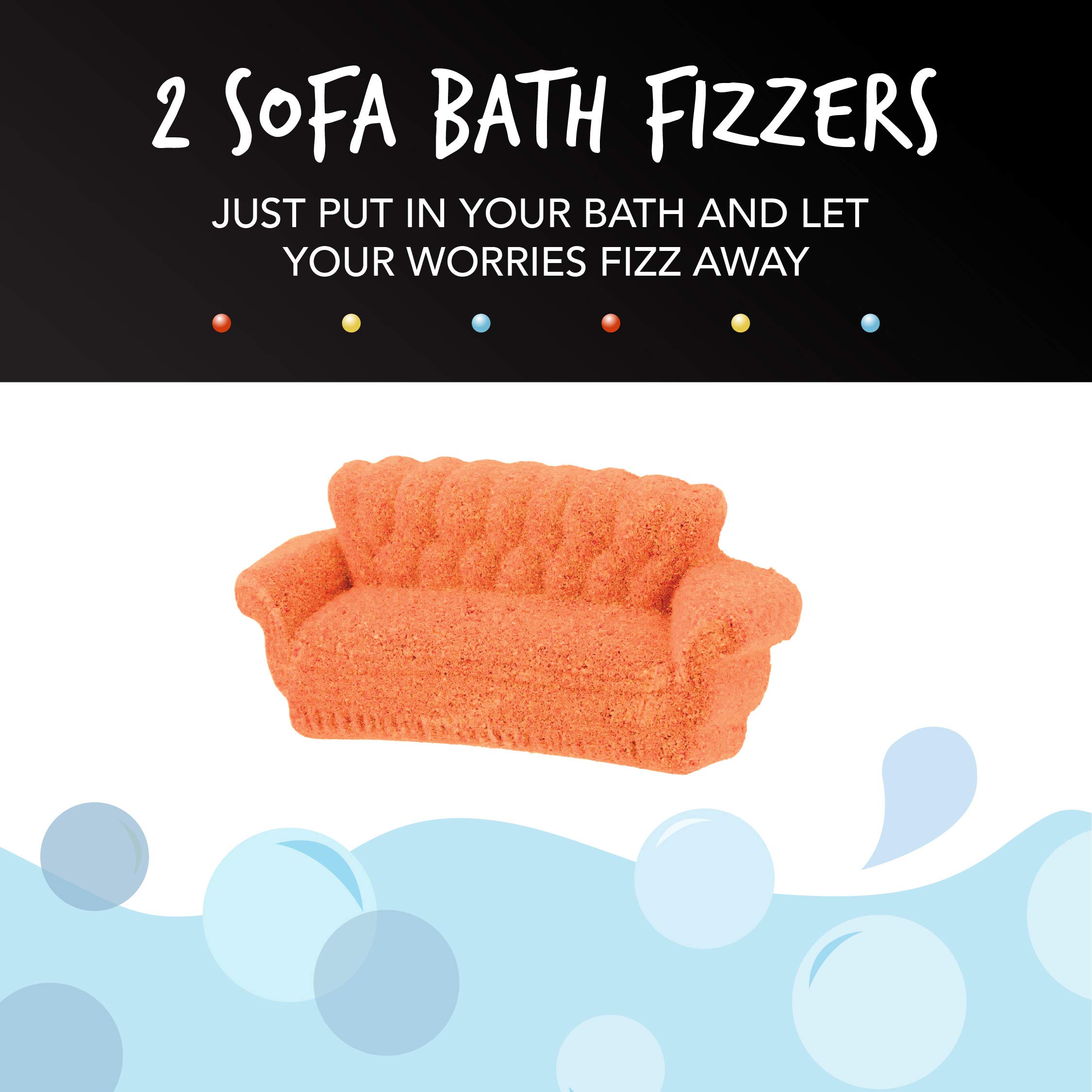 Paladone Friends Sofa Badebombe Tropical 2x 50g Geschenkset