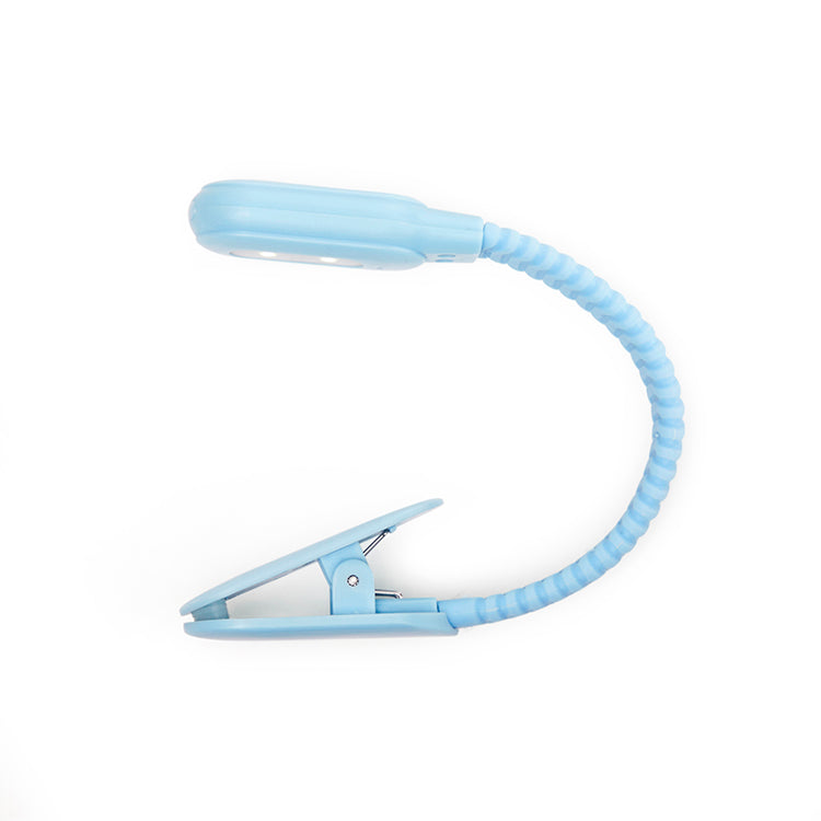 Kikkerland Booklight Leselampe Blau USB dimmbar Clip
