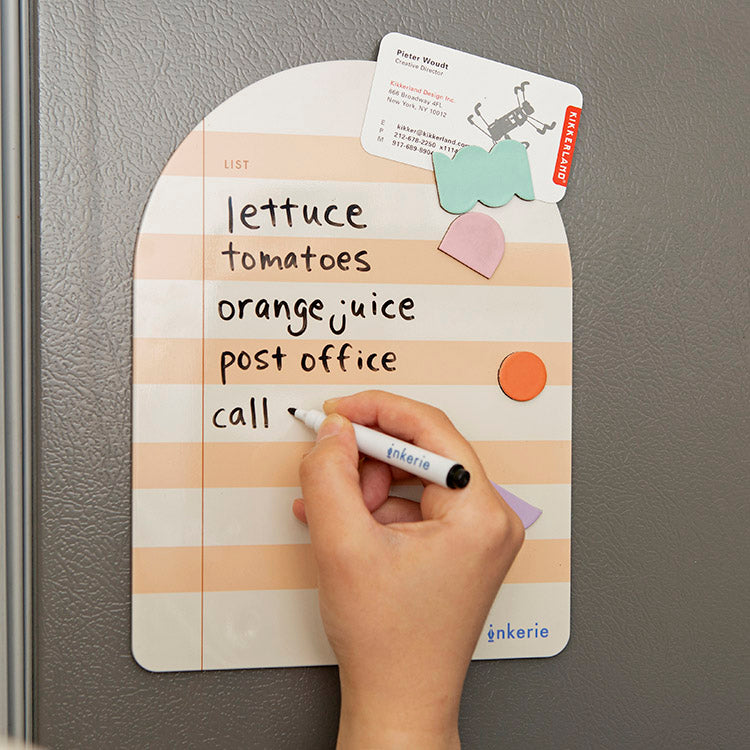 Kikkerland Inkerie Magnet Memo Board mit Stift