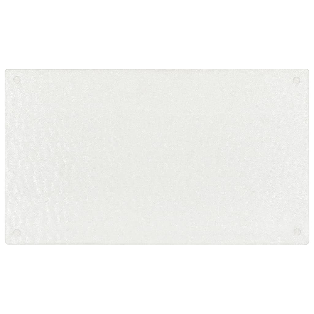vidaXL Heim & Garten Schneidebrett Hartglas Transparent 2er-Set