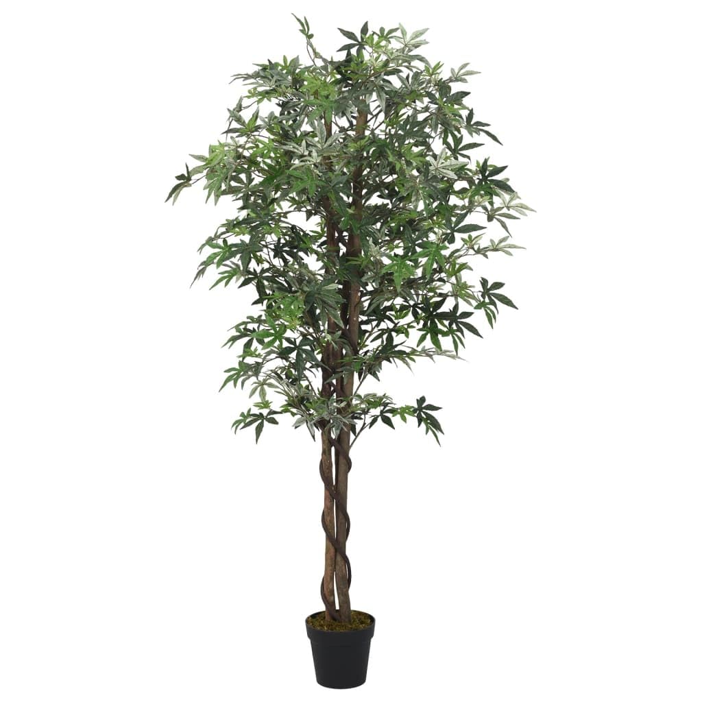 vidaXL Ahornbaum Künstlich 150 cm Grün 504 Blätter Topf