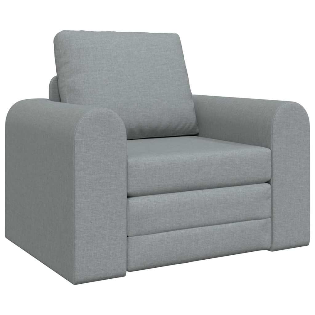 vidaXL Schlafsofa Hellgrau 98x71x83 cm Stoff Klappsofa