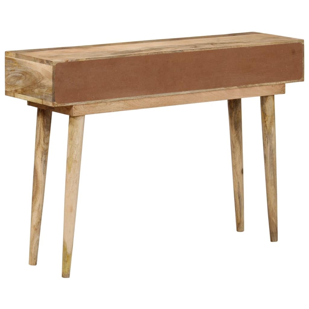 vidaXL Möbel Konsolentisch 110x30x75 cm Massivholz Mango