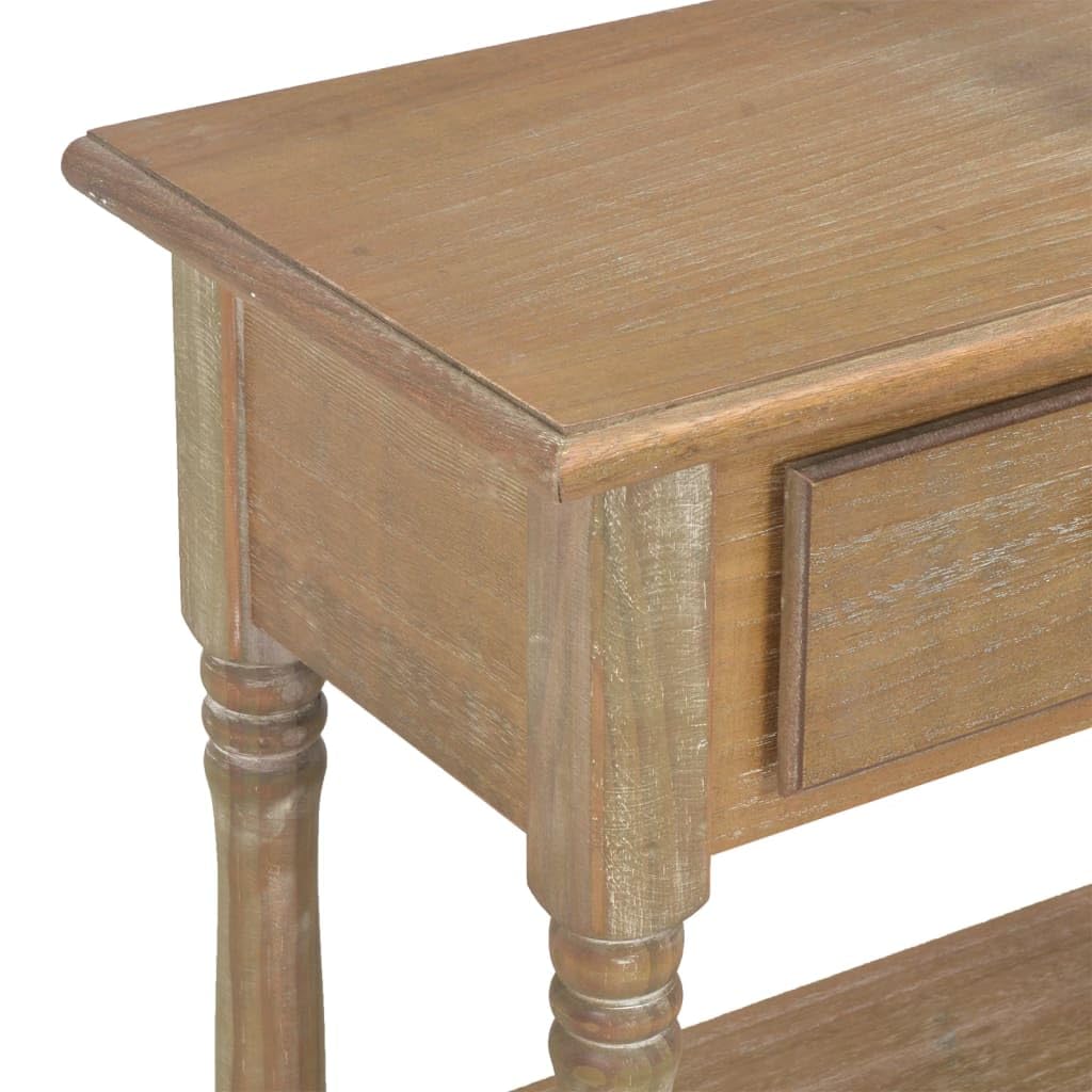 vidaXL Konsolentisch 110x30x76 cm Holzwerkstoff 3 Schubladen