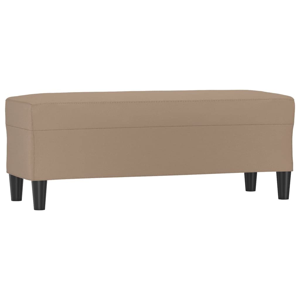 vidaXL Möbel Sitzbank Polsterbank Schwarz 100x35x41 Kunstleder