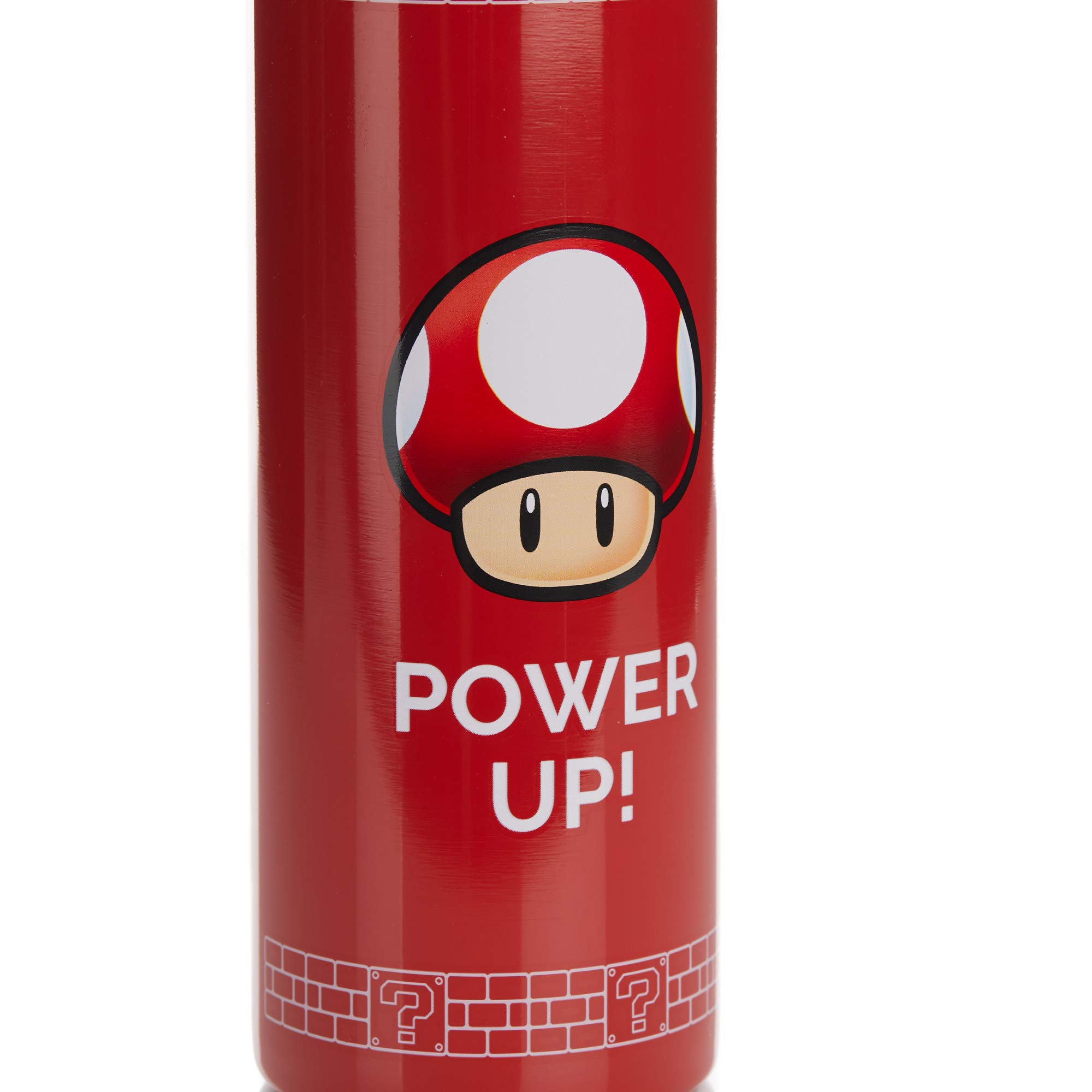 Paladone Super Mario Power-Up Trinkflasche 500 ml Edelstahl