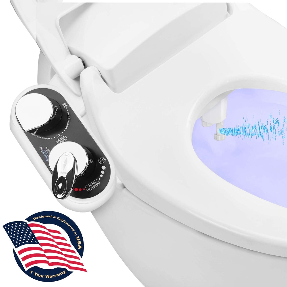 Serenelife Bathroom Bidet Aufsatz Warm Kalt selbstreinigend