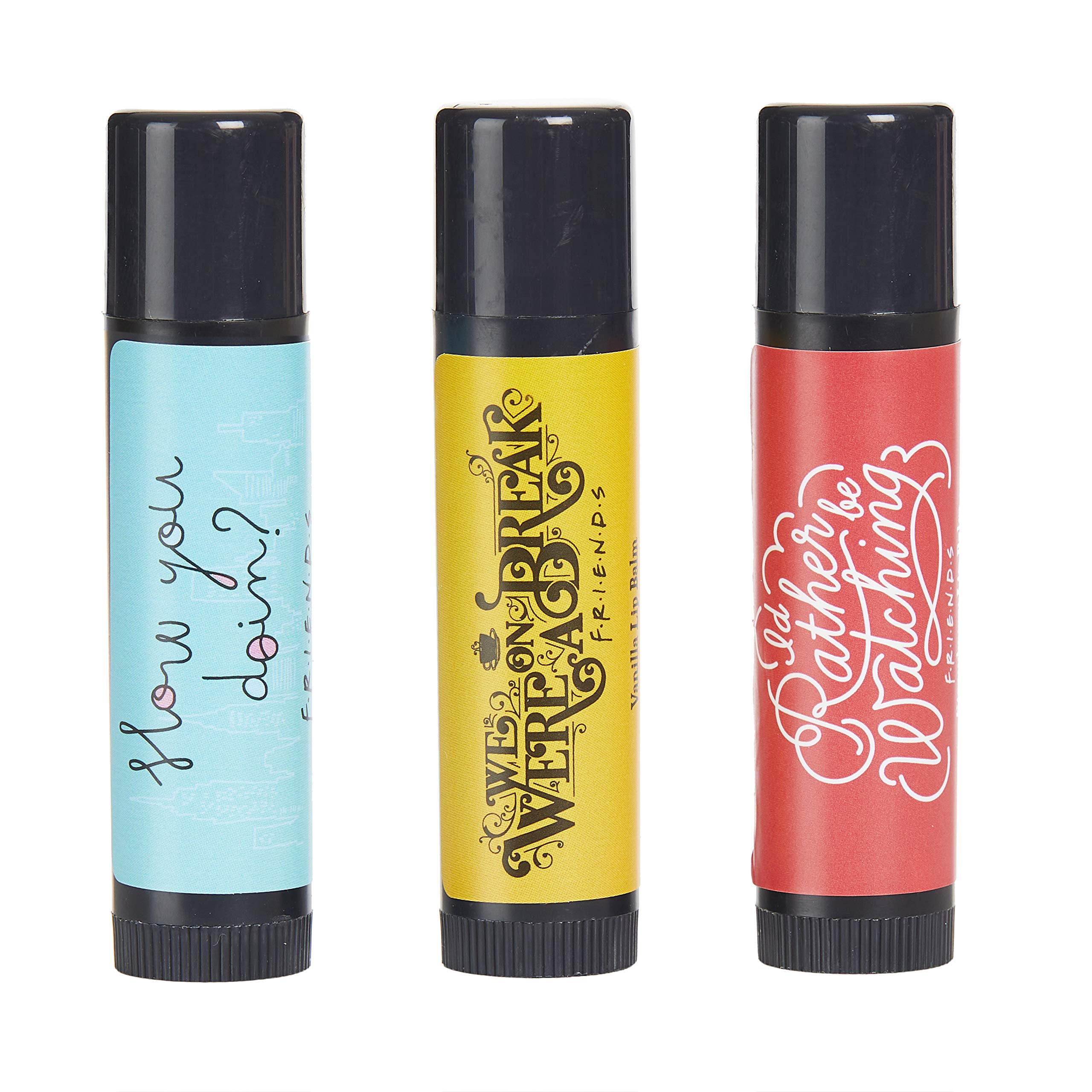 Paladone Friends Lippenbalsam Trio Erdbeere Vanille Kirsche